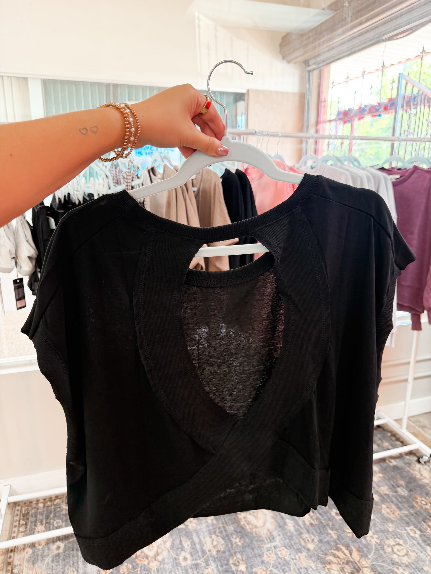 open back active top